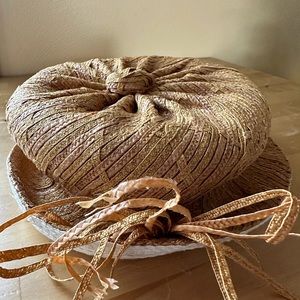 Rare Vintage Yves Saint Laurent Woven Hat Union Made